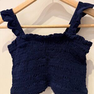 GAP Kids Tank Top | Girls Large Navy